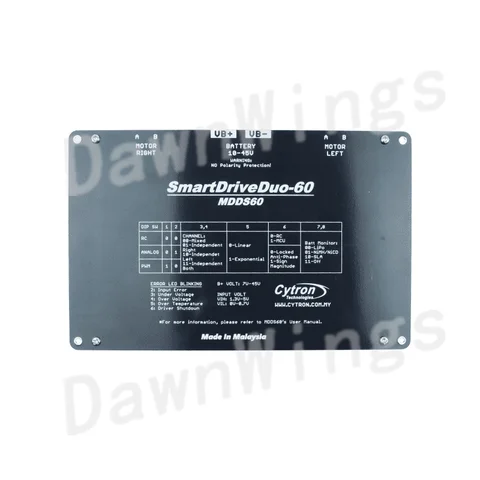 Драйвер двигателя постоянного тока MDDS60 Cytron 60Amp 7V-45V SmartDrive (2 канала)