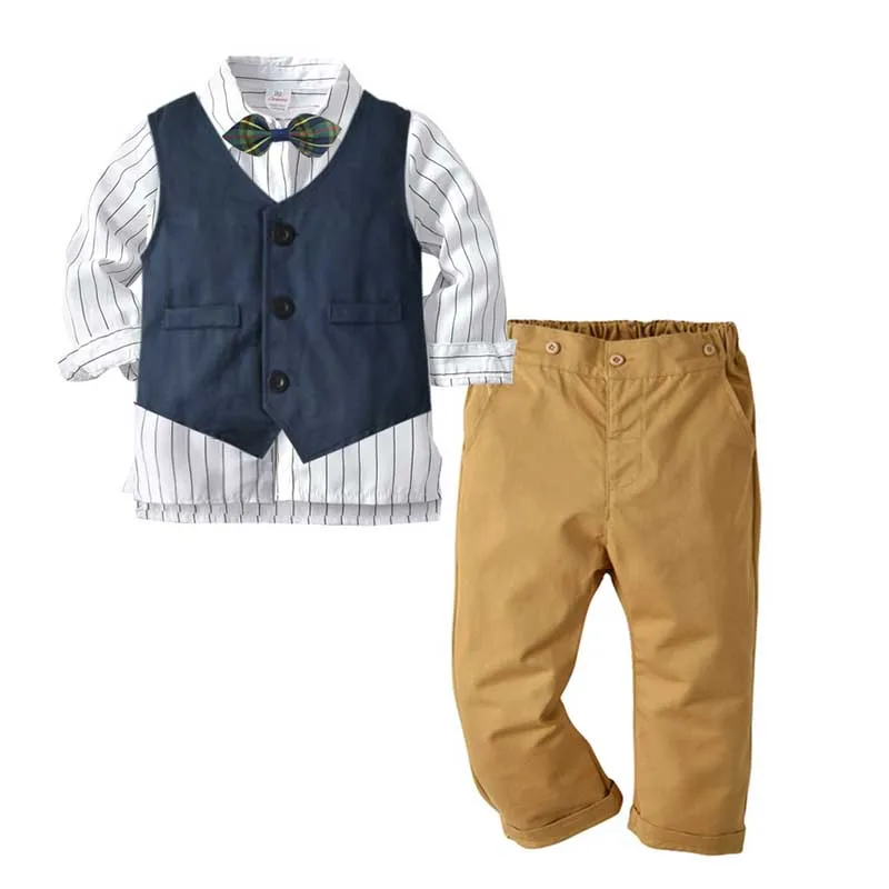 

Kids Formal Suits Toddler Boy Suits Set Formal School Suit Boy Autumn Kid Boys Weddings Party Suits Baby Children Gentleman Sets