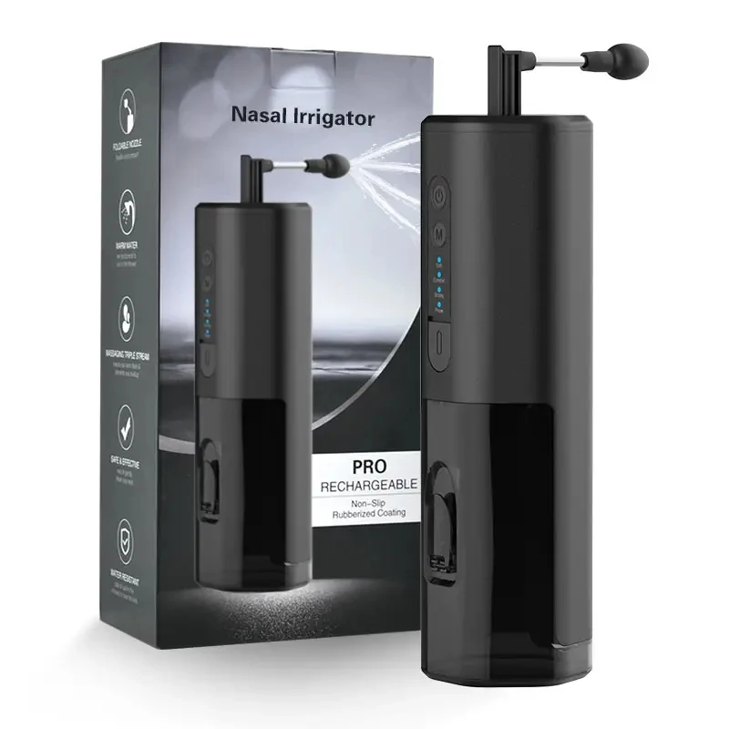 

Super Intelligent Electronic Nasal Irrigator, Soothes Nasal Discomfort, Easy Breathing, Comprehensive Nasal Cleansing IPX7