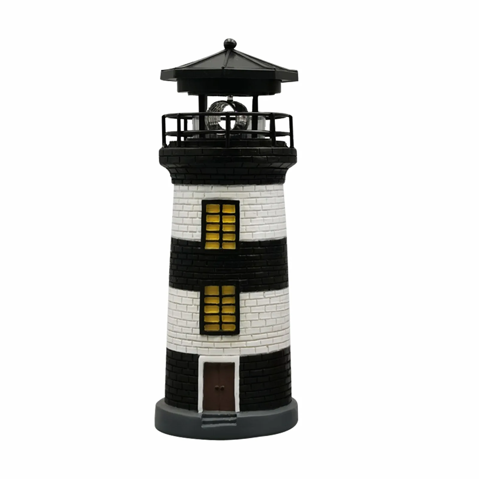 

Led Backyard Garden Art Nautical Style Lighthouse Decorative Light Statue Home Solar Powered Lawn Waterproof Indoor Outdoor