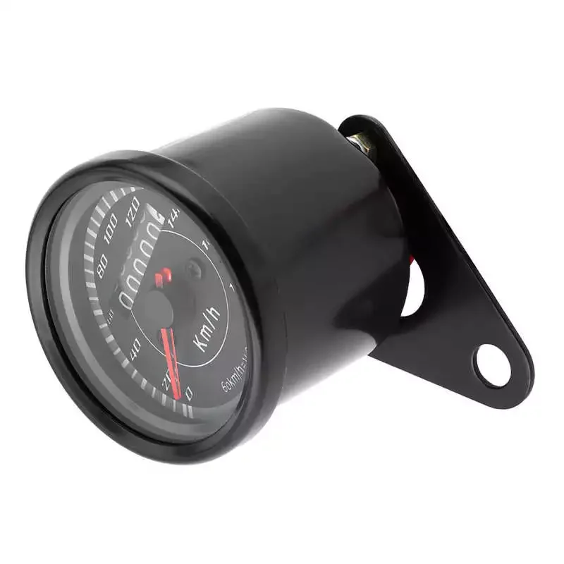 

Digital Speed Gauge 12V Motorcycle Speedometer Instrument with LED Light Motorbike Accessories Fit for CG125