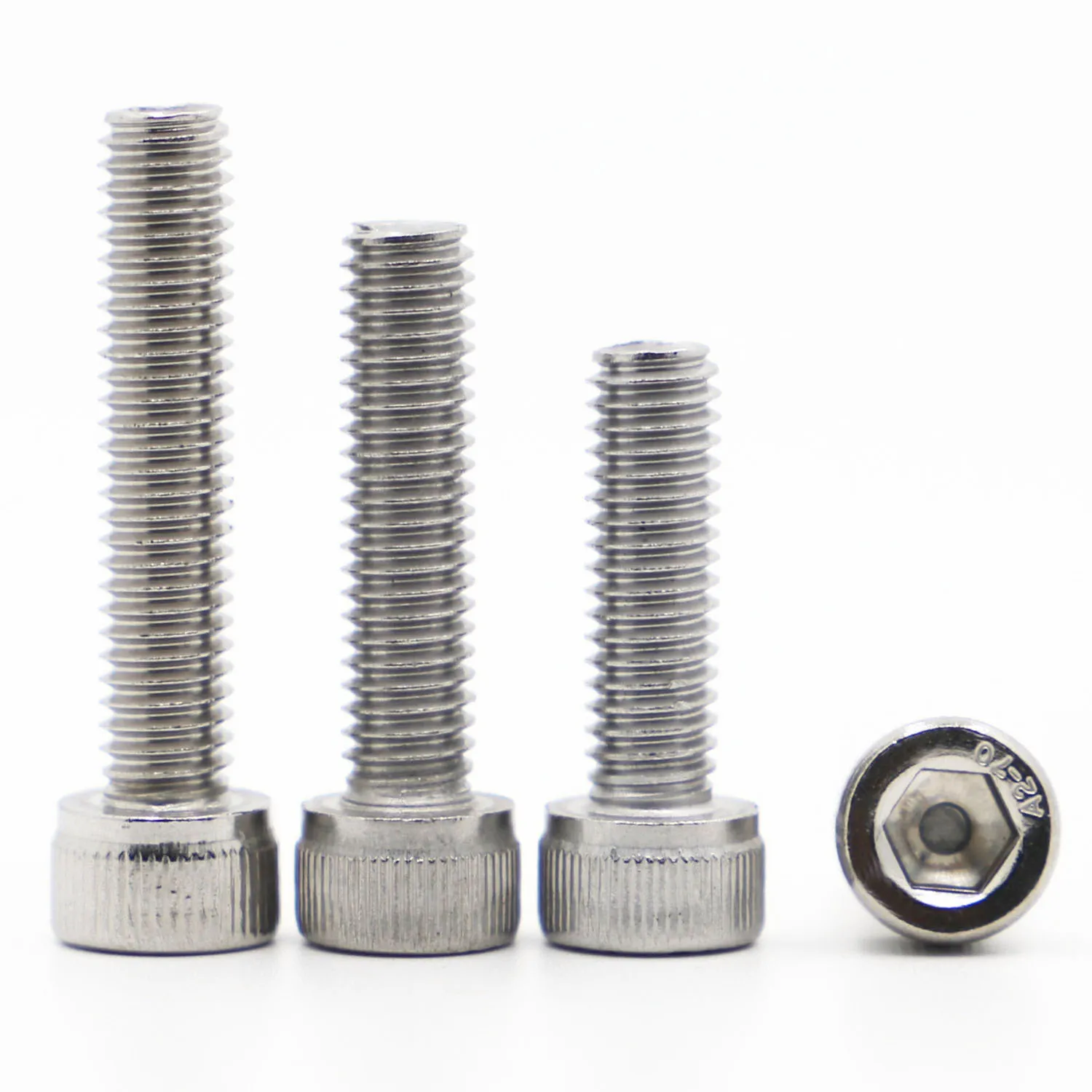 

2-50pcs DIN912 304 A2-70 Stainless Steel Hexagon Hex Socket Cap Allen Head Bolt Screw M1.4 M1.6 M2 M2.5 M3 M4 M5 M6 M8 M10