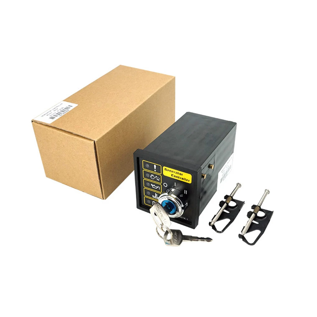 

Generator Controller Engine Manual Start Stop Overspeed Alarm LED Indicator Control Unit Generating Machine Replacing Parts