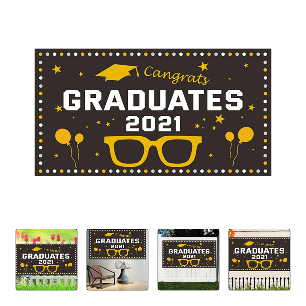 

2021 Graduation Party Banner Backdrop Photo Grad Booth Props Decoration Classcongrats Signs Congratulations Graduate