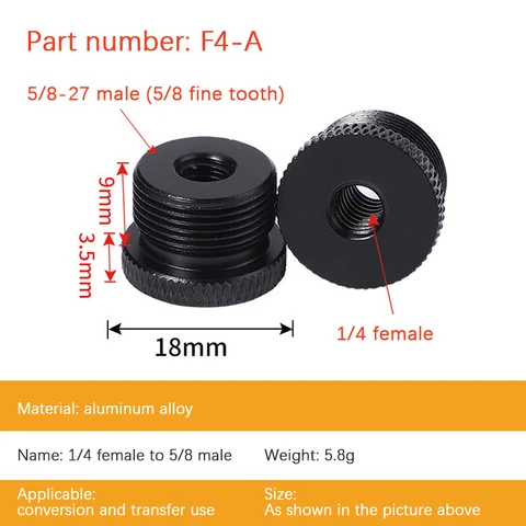 Адаптер для микрофона JETTING 1/4" - 5/8"
