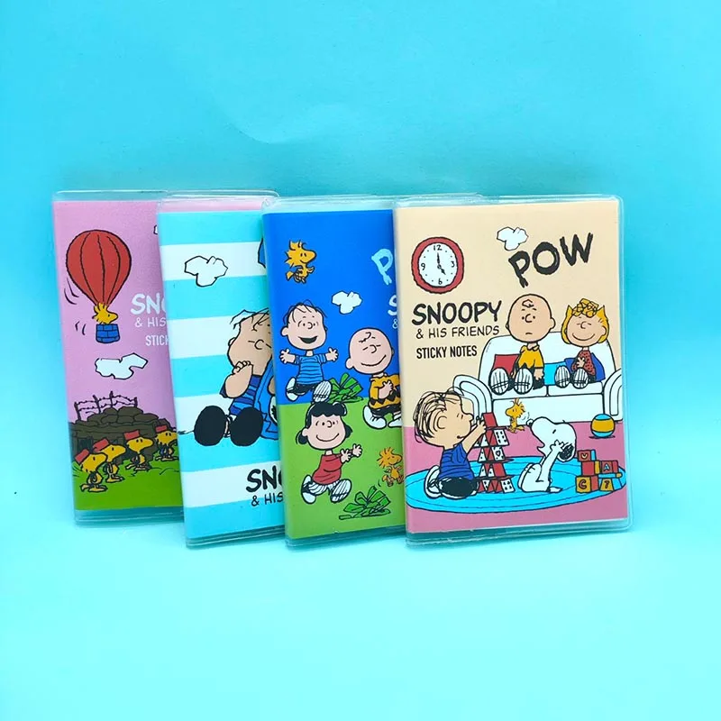 4pcs/ лот Kawaii Snoopy Memo Pad Sticky Note Cute N Times Stationery Label Notepad школьные принадлежности