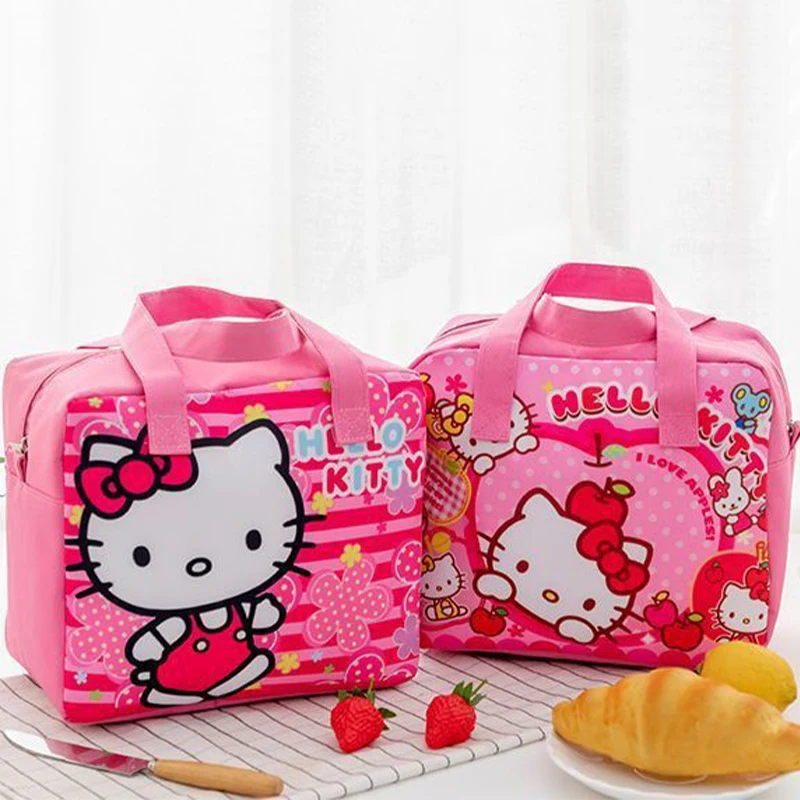 Sanrio Kawaii Kuromi студенческий ланч-бокс Cinnamoroll Hello Kitty аниме мультфильм милые дети