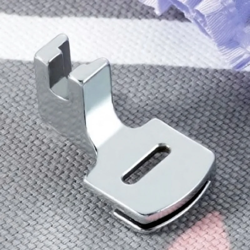 Прижимная лапка для швейной машины с узким свернутым краем бытовой швейный