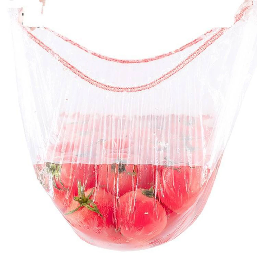 

Reusable Disposable Food Cover Plastic Wrap Elastic Food Lids for Bowls Elastic Plate Covers for Kitchen Food Saver Bag