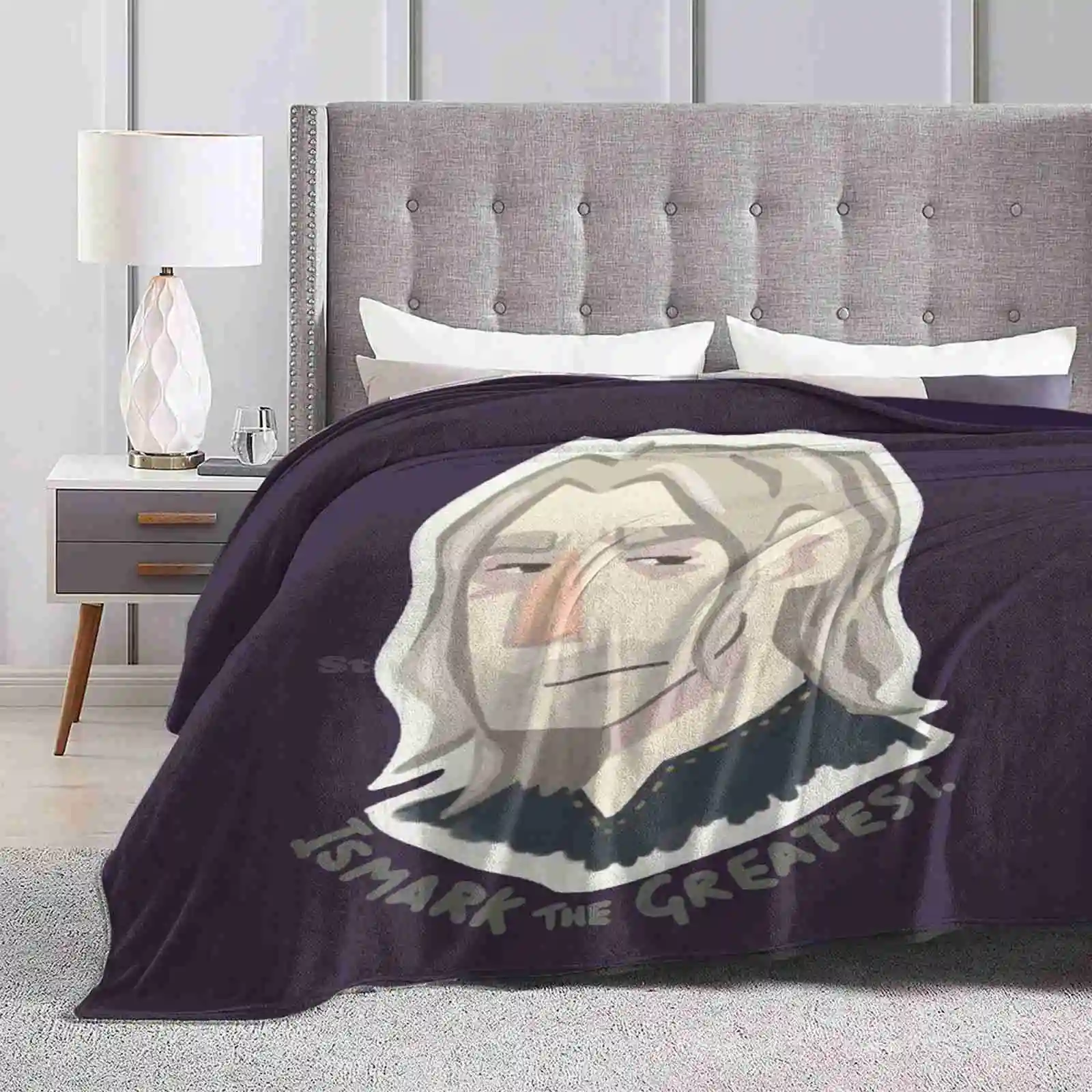 Малый Креативный дизайн Ismark тонкое мягкое фланелевое одеяло проклеивание страх