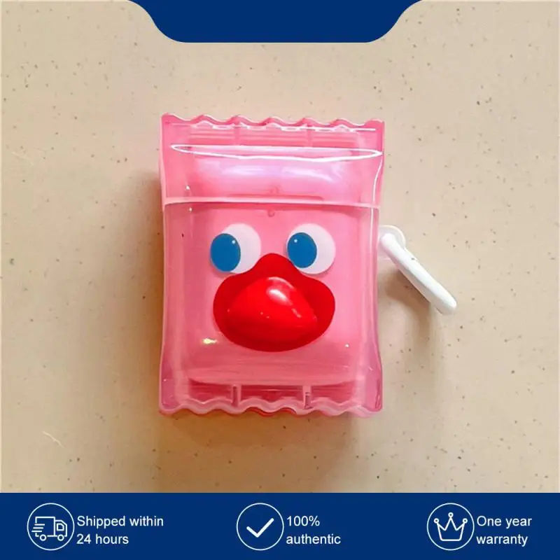

Mini Protective Sleeve Cute Red Nose Soft Shell Headphone Cover Headphone Case Earphone Shell Applicable Airpods Fun Cartoon