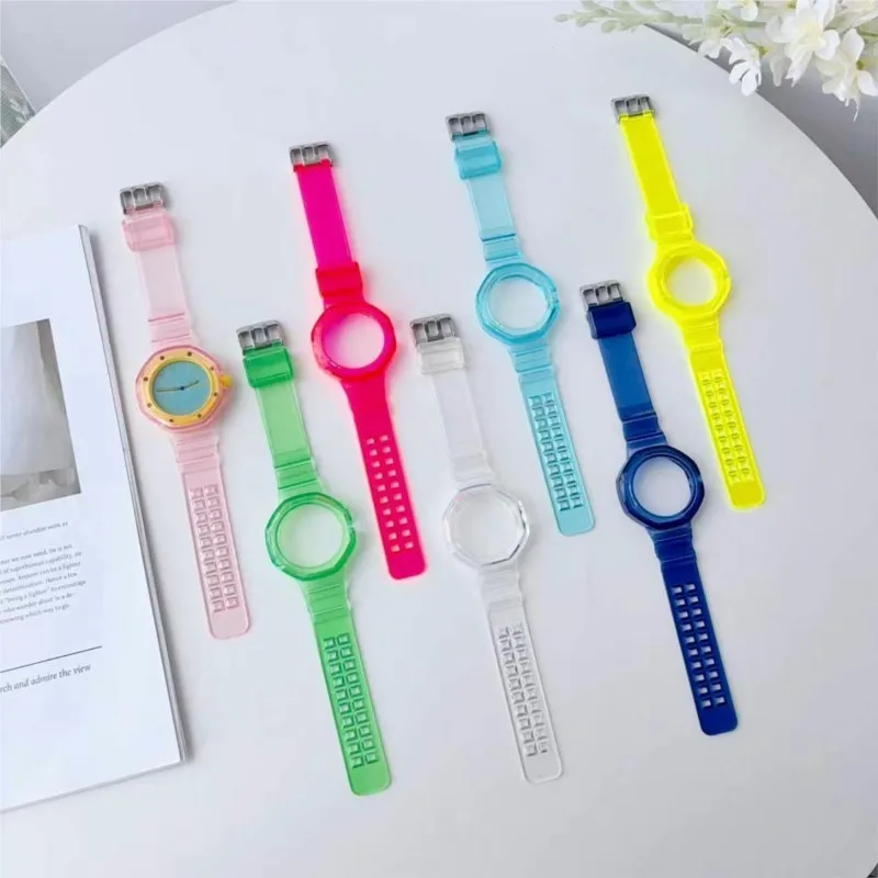 Фото Ремешок для часов Swatch x AP Royal Pop - противоударный силиконовый браслет, чехол из ТПУ, водонепроницаемый, сменный, регулируемый ремешок №3