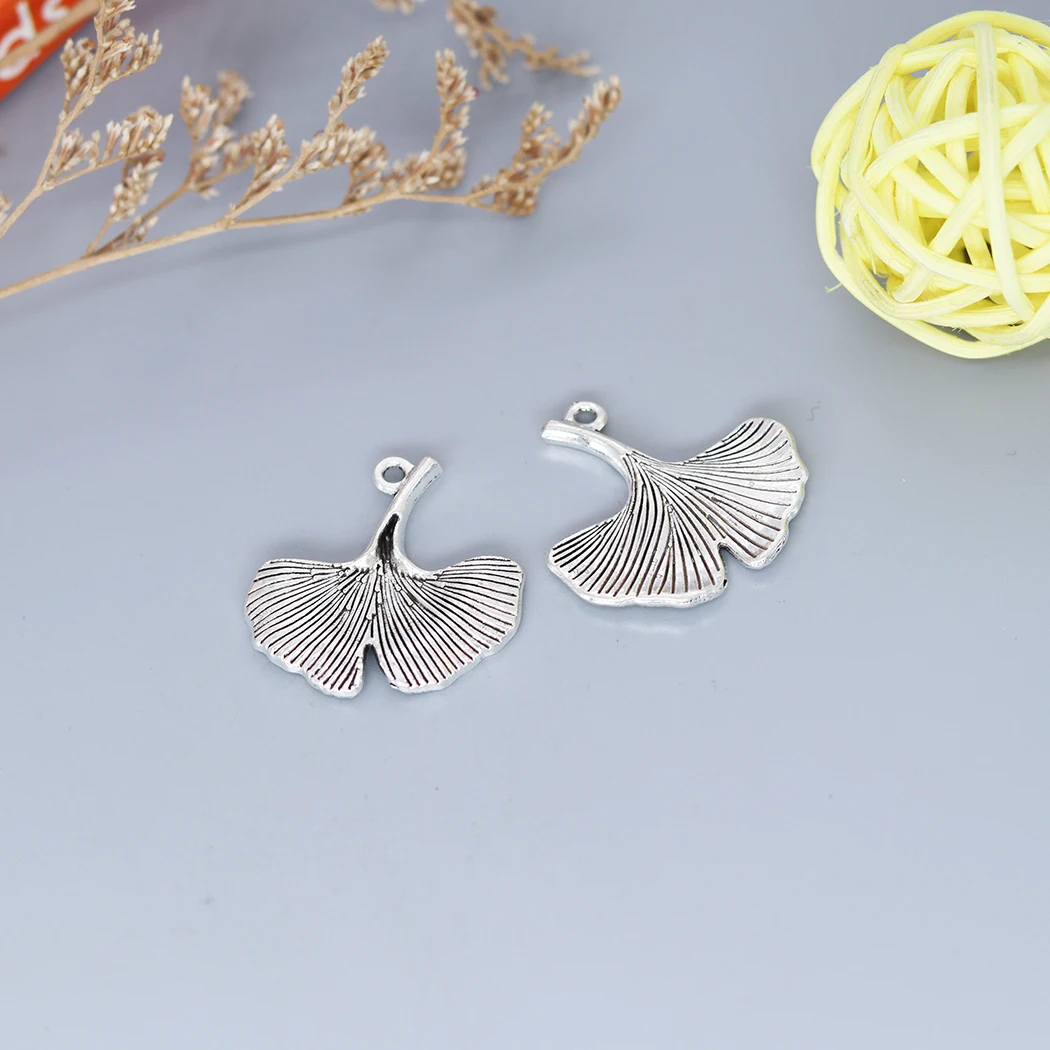 

Подвески в античном стиле Ginkgo Biloba с бронзовым покрытием, 10 шт.