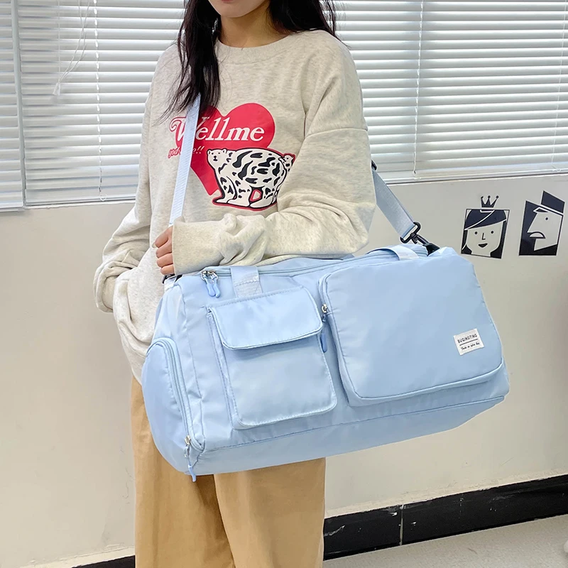 Multi-Functional Travel Bag Large Capacity Dry And Wet Separation Independent Shoe Warehouse Business Cross-Slung Storage Bag M4