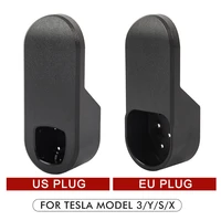 1pc car charging cable organizer for tesla model 3 s x y accessories wall mount connector bracket charger holder