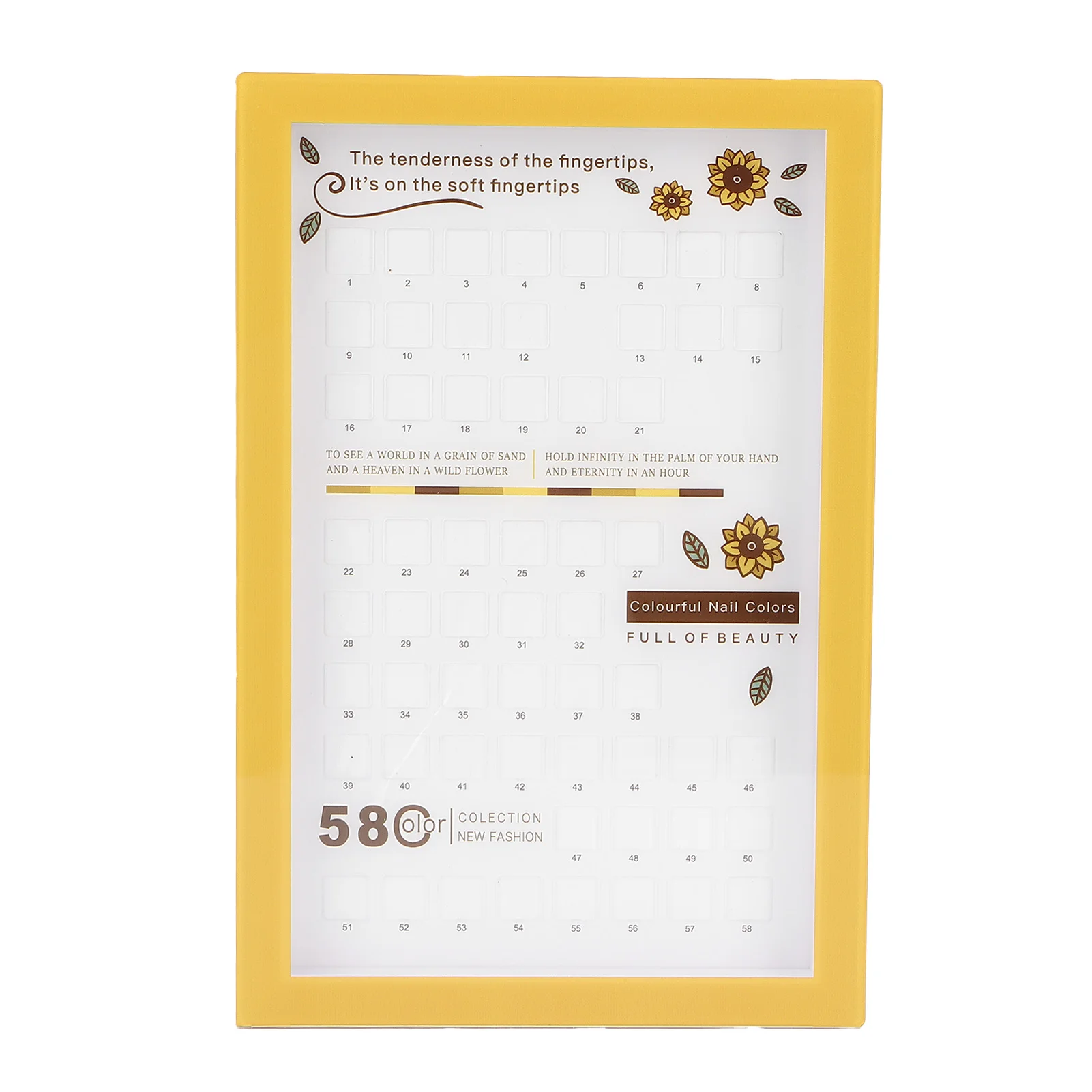 

Nail Tip Display Book Nail Color Card Book 29.8x20x2.4cm for Nail Salon Supplies for Nail Art Works Display for Women Girl