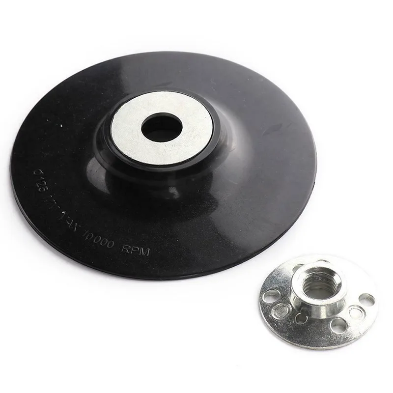 

Rubber Backing Disc M10 Thread Back Pad Angle Grinder Sander Tool Angle Grinder Sander Backing Disc Pad Herramientas