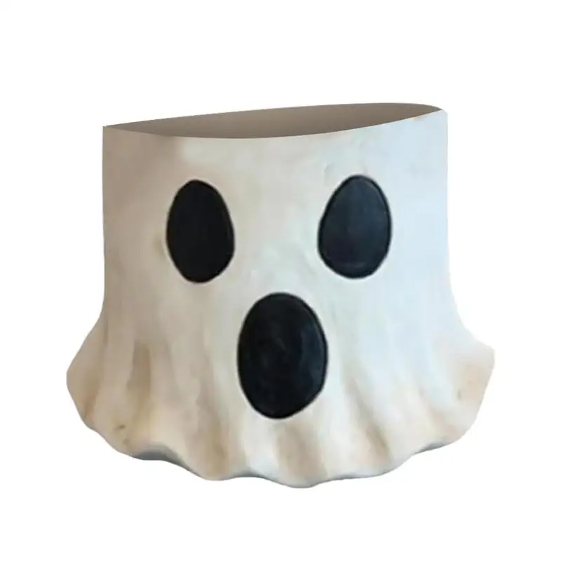 Хэллоуин Призрачный Кашпо Симпатичный Дизайн Цветочный Горшок Сочная Фигурка