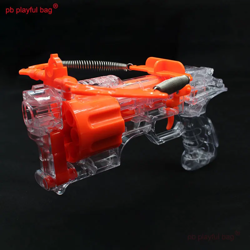 PB Игривая сумка Наружные спортивные мягкие пули Прозрачные аксессуары для игрушек лук и арбалет Взаимодействующие подарки QG389