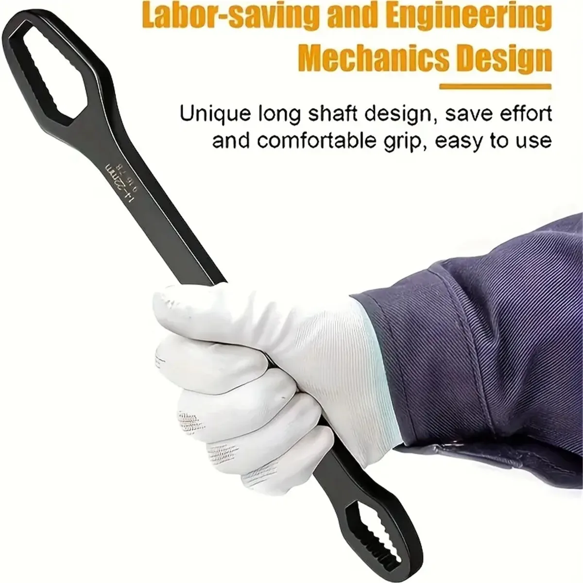 Универсальный ключ Torx 3-17 мм многофункциональный регулируемый с двойной головкой