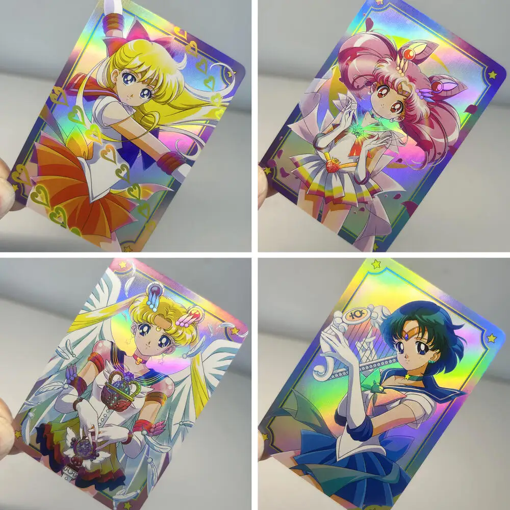 Фото Коллекционная карточка Anime Goddess Story DIY ACG с персонажами Гоку, Рури, Акияма Мио, Хиразава Юи, улучшенная, блестящая, подарок на Рождество и День рождения №2
