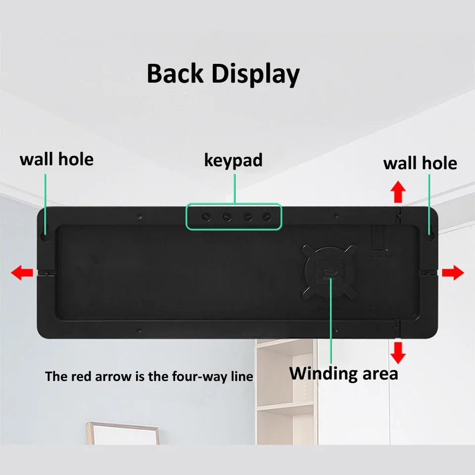 Большие электронные настенные часы с дистанционным управлением настольные