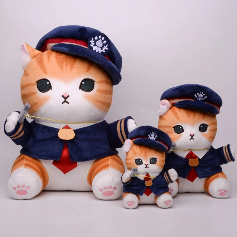Korea Cartoon Anime Shark Meow Star Man Cat Shrimp Cat Plush Doll Pendant Doll Beautiful Doll Stuffed Animal Gift for Kids/Girls
