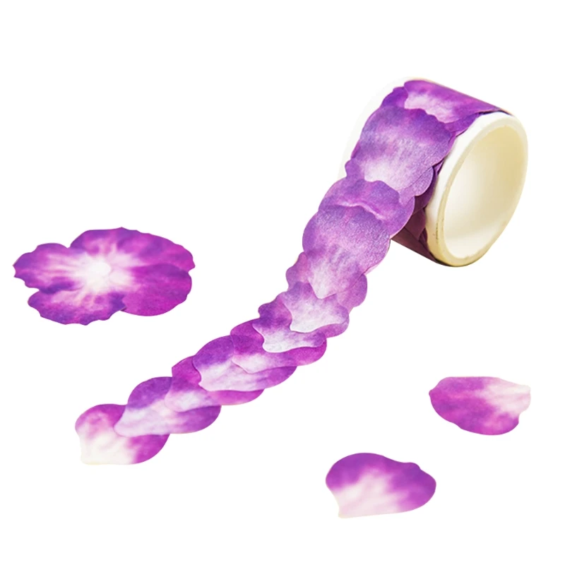 Изысканная бумажная лента Washi Цветочная фотография отлично подходит для