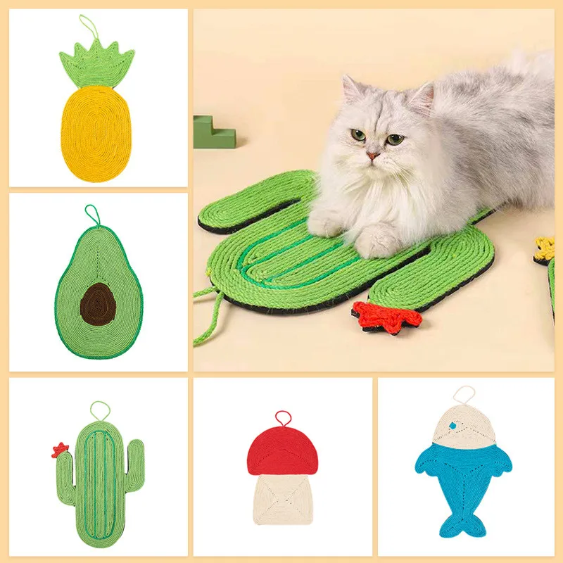 

Cat Scratcher Board Sisal Rope Cat Scraper Kitten Grinding Claw Cat Toys Protection Furniture Cat Scratching Mat Pet Products