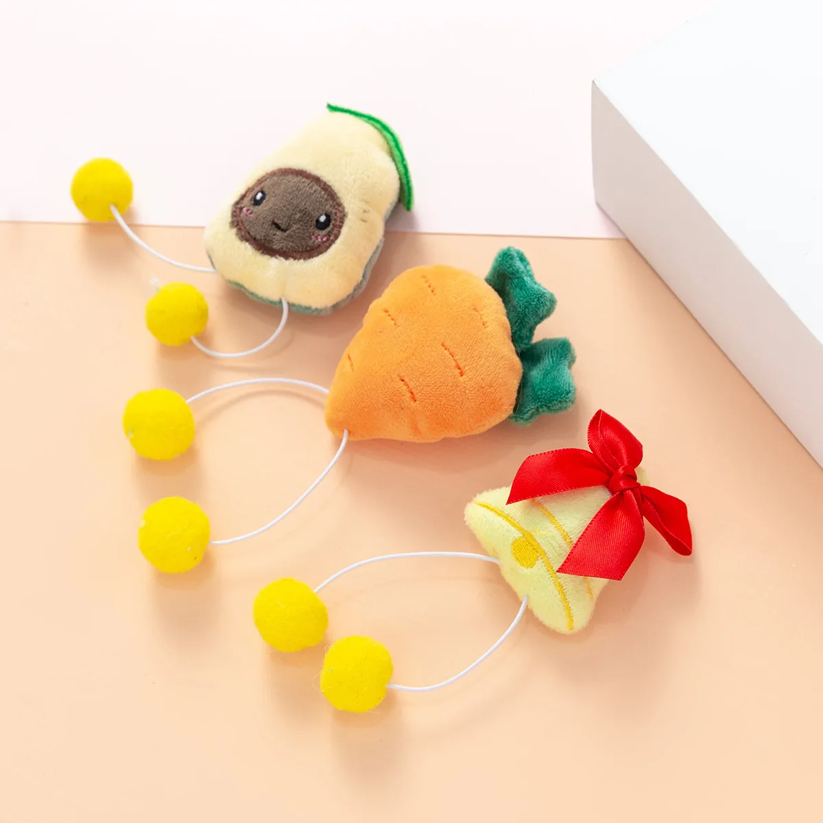 Новая плюшевая кукла в форме авокадо кошка трава колокольчик игрушка содержащая