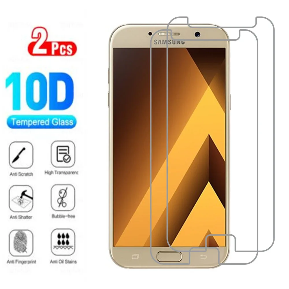 

Protection Glass For Samsung Galaxy A3 A5 A7 J3 J5 (2017) A8 A8+ J2 (2018) C5 C7 C9 Pro J7 Neo Tempered Screen Cover Film