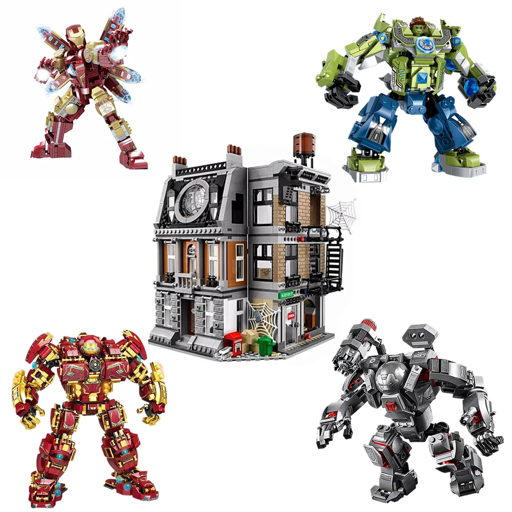 

Disney Marvel Avengers Character Building Blocks Weapon Toy Hulk Steel Mecha Glove Handguard Block Brick Child Birthday Gift