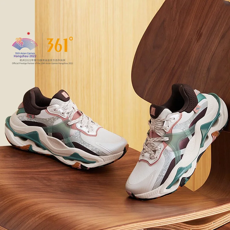 

361 Degrees WindSpiral Men Running Sport Shoes Wear-Resistant Non-Slip Shock-Absorbing Rebound Breathable Sneaker Male 572242239