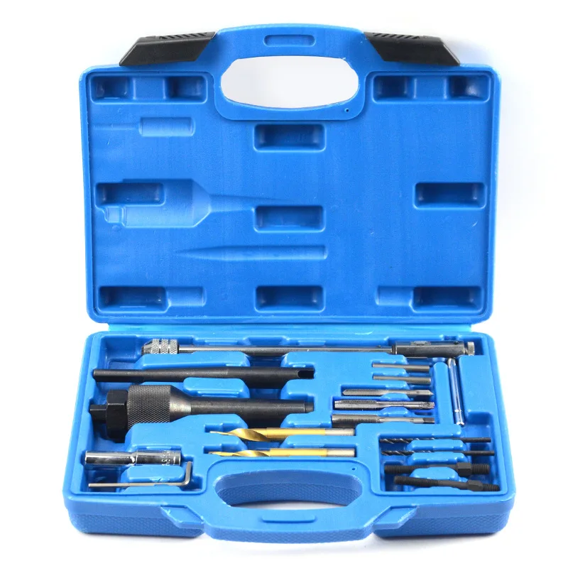 

Damaged Glow Plug Removal Thread Repair Drill Wrench Spark Plug Gap Extractor Remover Tool Kit 8MM 10MM SK1095