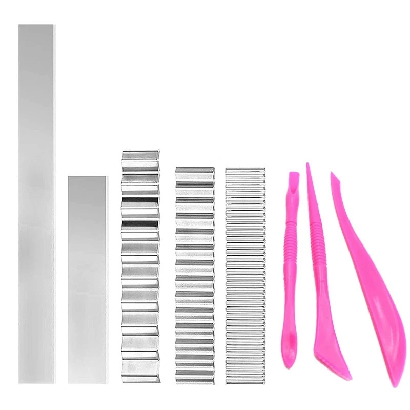 

Clay Slicer Blade,8Pcs Flexible Polymer Clay Cutter Slicing Tools for DIY Craft Cutting Shaping Modelling Sculpting