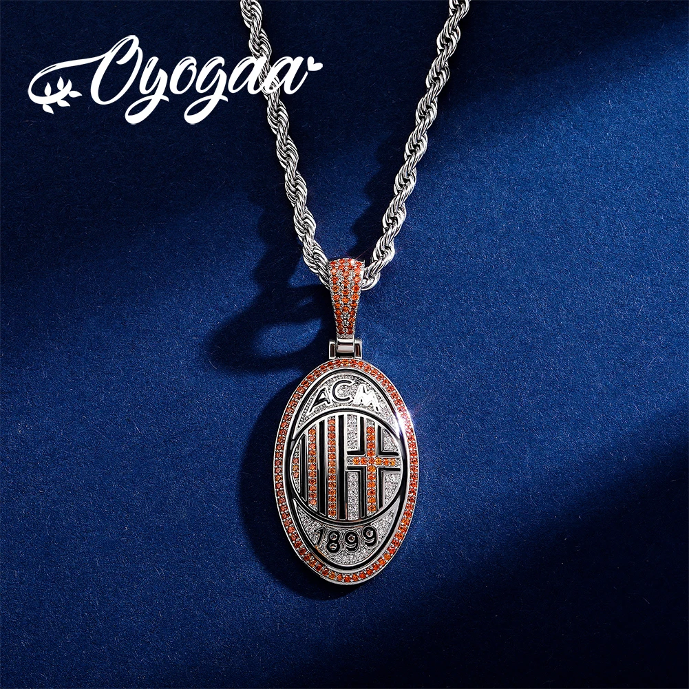 OYOGAA Высокое качество сверкающий кубический цирконий Геометрия масляная капля