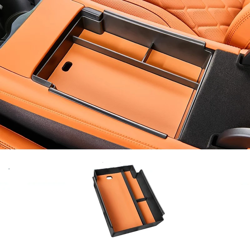 Автомобильный подлокотник с центральным управлением, ящик для хранения для BYD Sealion 7 Sea Lion 07 EV 2024 2025, аксессуары для модификации интерьера