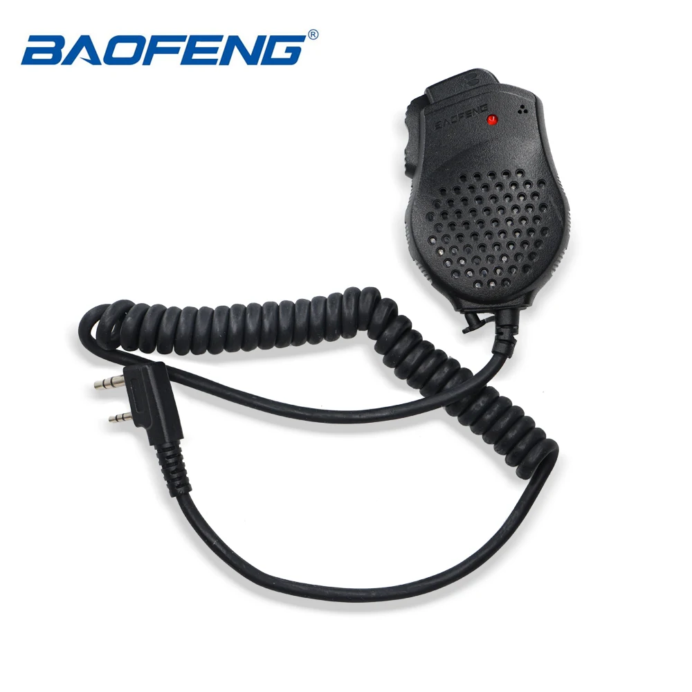

Original Baofeng UV-82 2 Dual PTT Speaker Mic Microphone For Baofeng UV82 GT-5TP Portable Radio Walkie Talkie UV82 Two Way Radio