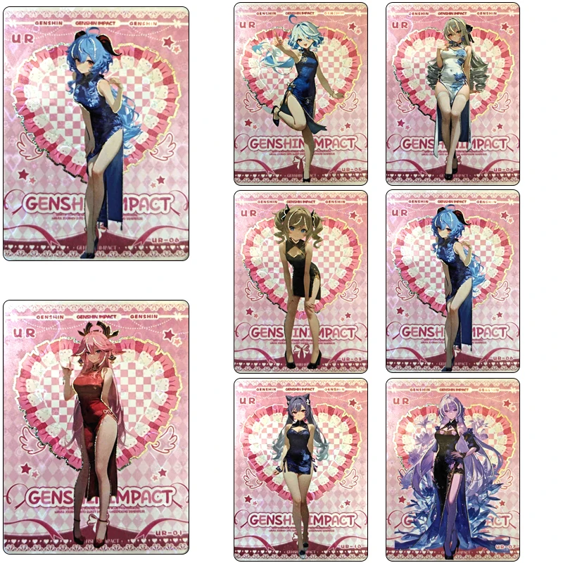 История богини Yae Miko keqing Raiden Shogun серия бронзирующие персонажи редкая коллекция