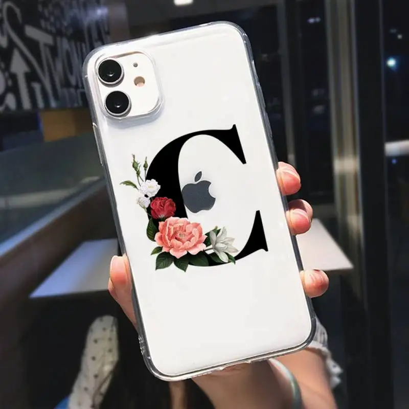 Чехол для телефона с цветным узором и буквами IPhone 13 13pro 12 11 Pro Max 13mini XS X XR SE 2020 6 6S 8 7