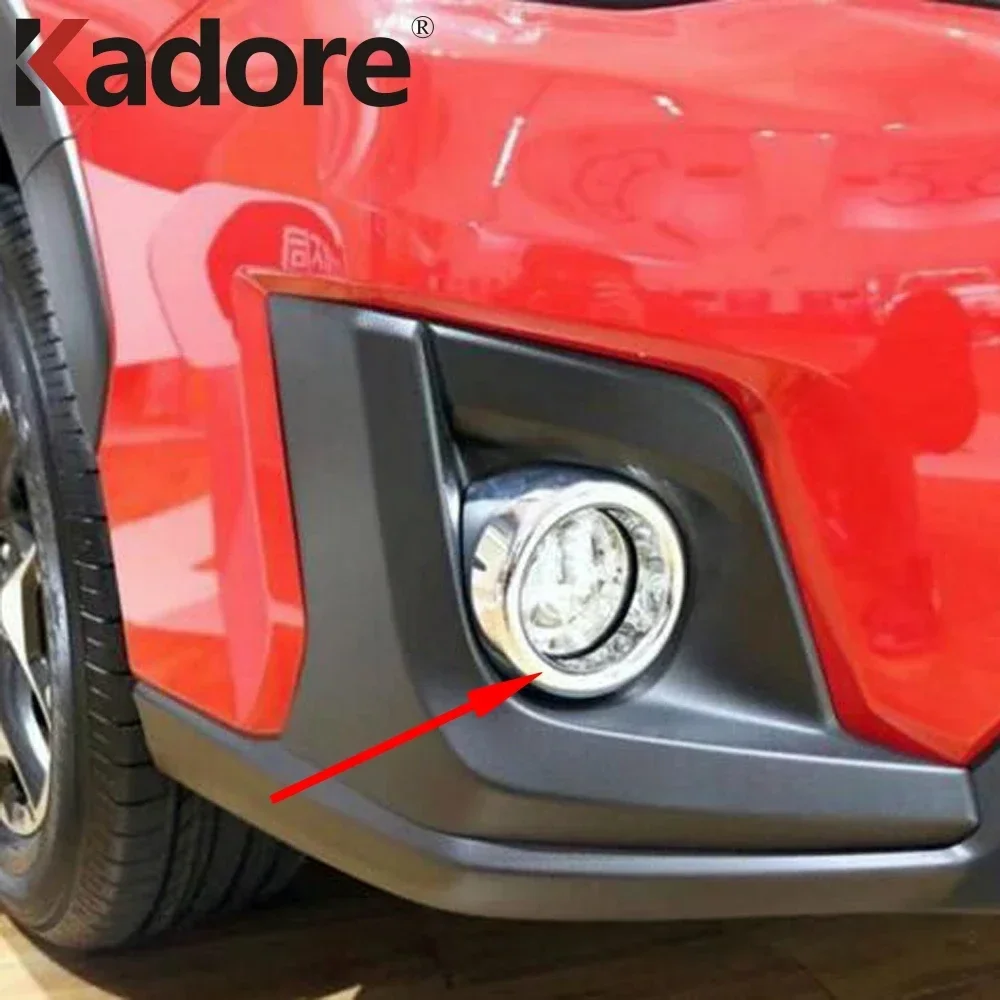 Для Subaru XV Crosstrek 2020 2018 2019 хромированный автомобильный передний противотуманный
