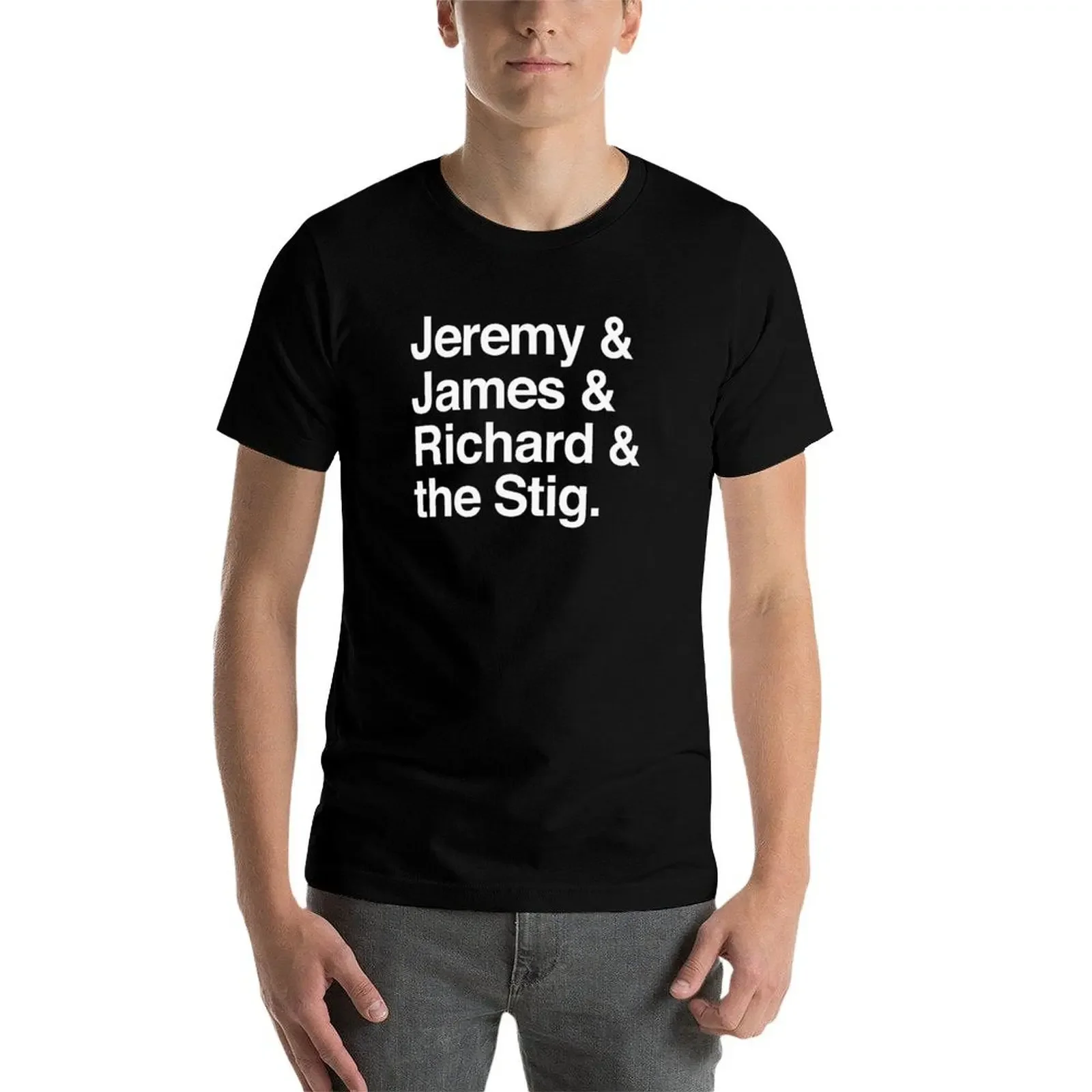 Футболка Jeremy & James Richard the Stig футболка большого размера футболки в стиле аниме для