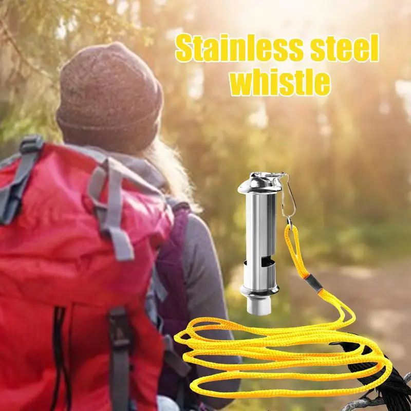 niewoli ze stali nierdzewnej gwizdek o wysokiej częstotliwości decybeli głośny i wyraźny dźwięk fletowy do gier sportowych