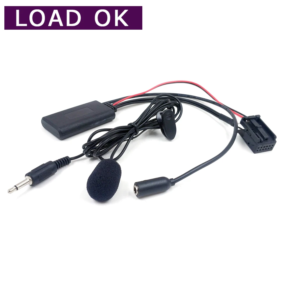 

Car Wireless Bluetooth 5.0 Hands Free Microphone Music Audio AUX IN Adapter Cable for Opel CD70 NAVI DVD90 NAVI CD30 MP3 CDC40