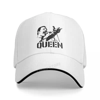 new queen rock band baseball cap men casual cotton print dad hat british rock queen band cap adjustable snapback hats