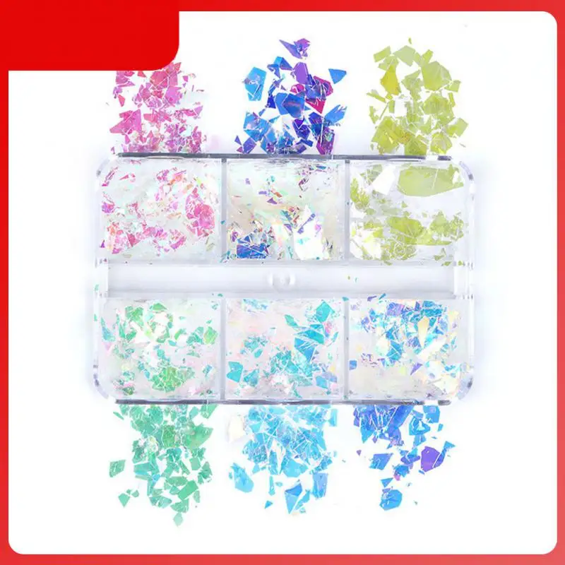 

6 ячеек/упаковка, блестки для ногтей