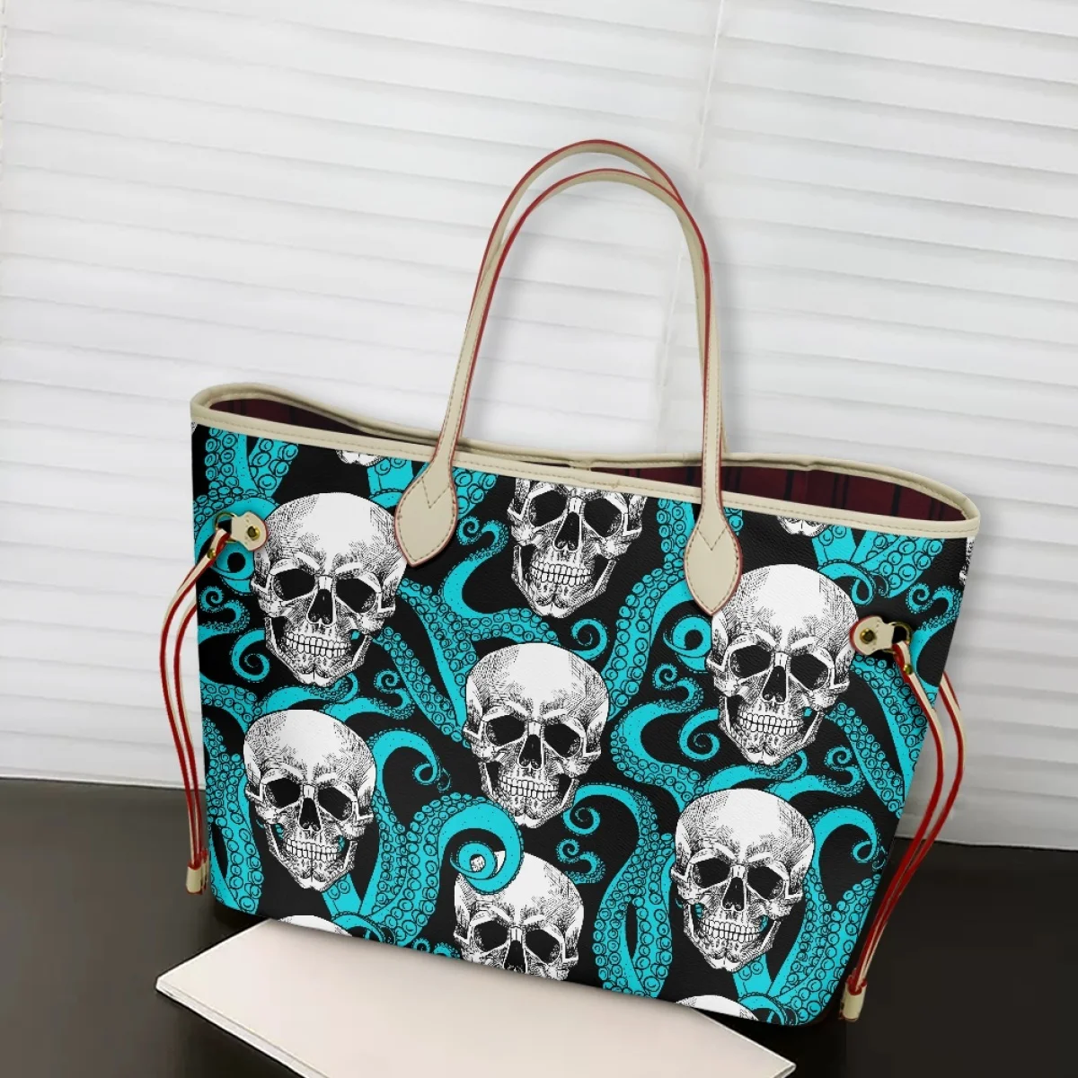 

Fashion Skull Print Shoulder Bag Brand Designs Water Proof Girl Tote Hot Sales Casual Light Durable Cellphone Textbooks Vip شنط