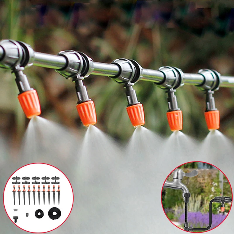 10M-30M Drip Irrigation System Plant Watering Set Watering Kits Adjustable Drippers For Irrigation Micro Garden Watering System