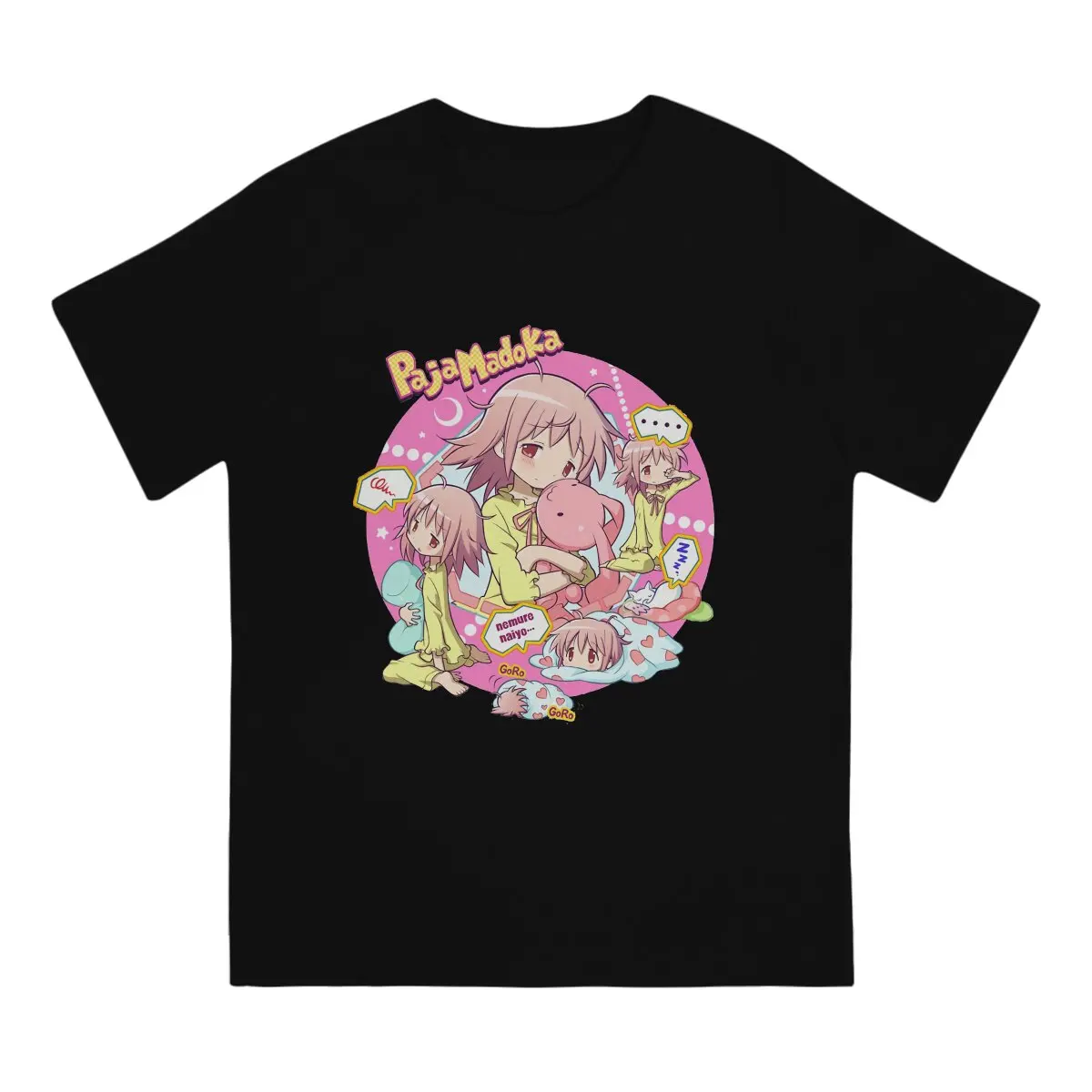 

Men T-Shirt Girl Moment Classic Casual 100% Cotton Tees Short Sleeve Puella Magi Madoka Magica Anime T Shirt Crewneck Clothing