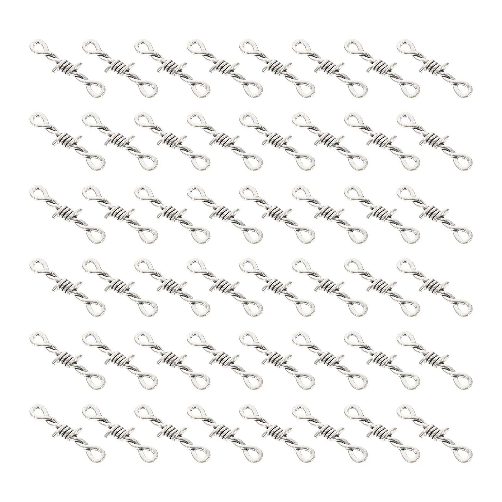 

60 Pcs DIY Accessories Jewelry Tool Bracelet Charm Making Accessory Trendy Bracelets Charms Punk Necklace